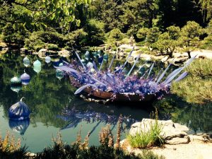 Denver Botanic Gardens during the Dale Chihuly exhibition in 2014. Photo by Beth Buehler.