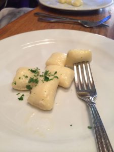 Truffle gnocchi. Photo courtesy of Vail Valley Food Tours.