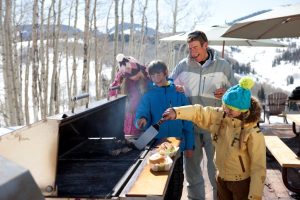 Grilling at Mamie’s Mountain Grill at Beaver Creek Resort. Photo by Jack Affleck. 