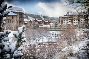 Base village at Copper Mountain Resort. Photo by Tripp Fey.