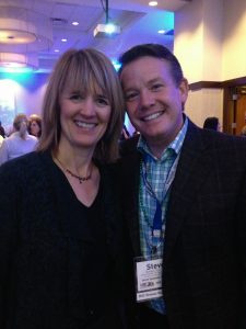 Beth Buehler and Steve Spangler at the MIC Educational Conference and Trade Show. 