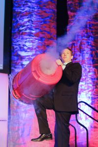 Speaker and scientist Steve Spangler wows the crowd at the MIC conference. Photo by All Digital Photo & Video.
