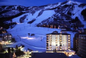 The slopeside Sheraton Steamboat Resort & Villas is one of many lodging options.