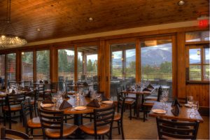 The dining room at River Valley Ranch Golf Club offers great food and incredible views. Courtesy RVR.