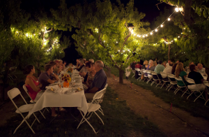 Dinner party at Z's Orchard in Palisade. Photo courtesy of Grand Junction VCB.