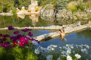 Strawberry Park Hot Springs in Steamboat Springs. Courtesy of Steamboat Springs Chamber Resort Association/Noah Wetzel.