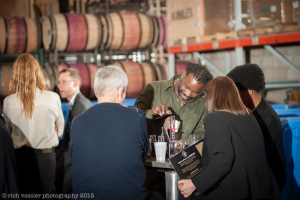 Wine blending at Infinite Monkey Theorem winery in Denver. Photo by Rich Vossler Photography.
