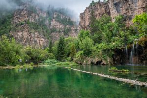 The beautiful Hanging Lake is one of Glenwood Springs many water features. Courtesy VisitGlenwood.com.