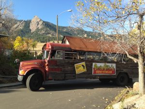 Banjo Billy's Bus Tour is a colorful way to see the sights in Boulder. Courtesy of Boulder CVB.