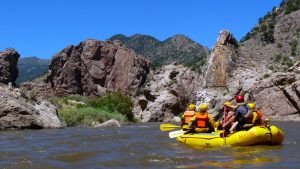 Rafting the Arkansas River is the ultimate outing for team-building. Courtesy VisitCOS.com.