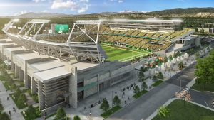 Colorado State University's new stadium is slated to open in fall 2017. Courtesy Visit Fort Collins. 