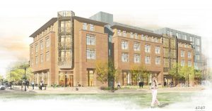 Rendering of The Elizabeth Hotel under construction in downtown Fort Collins. Courtesy Visit Fort Collins.