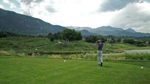 Golfing in the beautiful setting of Cheyenne Mountain Resort in Colorado Springs. Courtesy Cheyenne Mountain Resort.