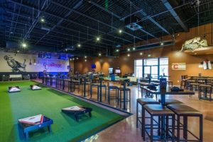 The Wild Game clubhouse with bocce court can keep reception guests entertained for hours.