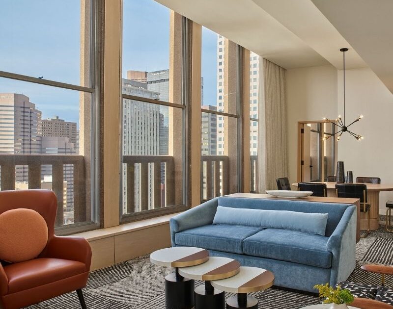 Sheraton Denver Downtown underwent a complete renovation including this Presidential Suite. Courtesy Sheraton Denver Downtown.